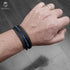 lapis lazuli lederarmband herren uniqal